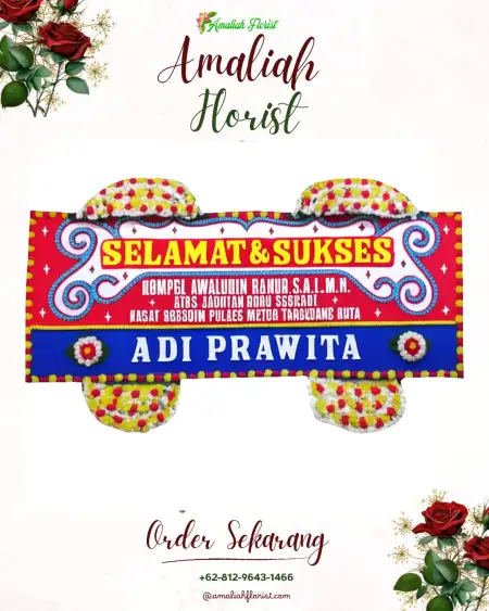 Papan Bunga Ucapan Selamat Graha Bhakti Budaya